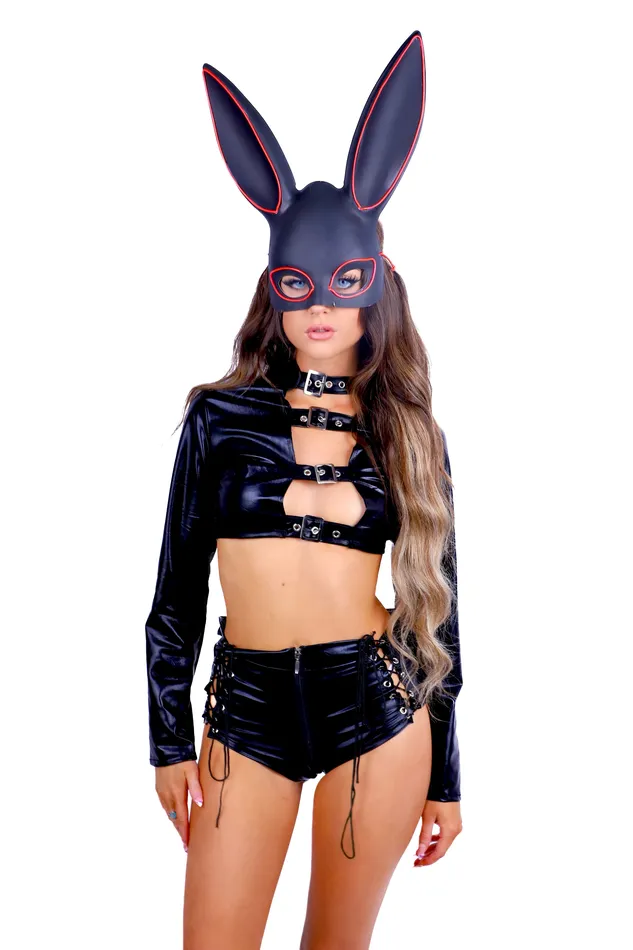 THE LUMI SHOP Earrings FULL OUTFIT Dark Bunny Baddie 3 pcs