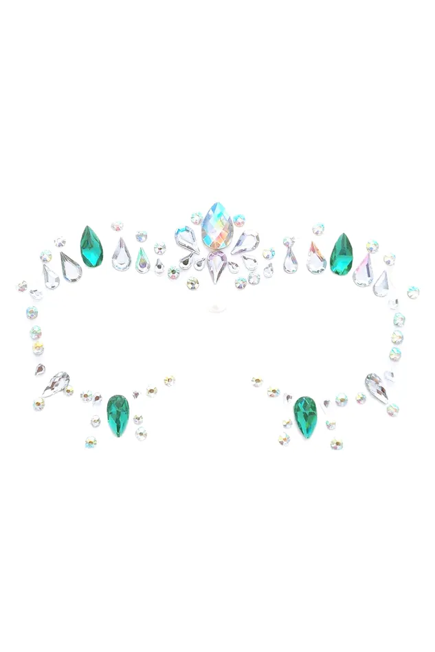 THE LUMi SHOP Earrings Oceanside Rhinestone Crystal Face Jewels