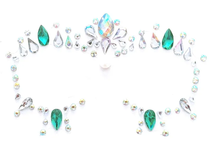 THE LUMi SHOP Earrings Oceanside Rhinestone Crystal Face Jewels