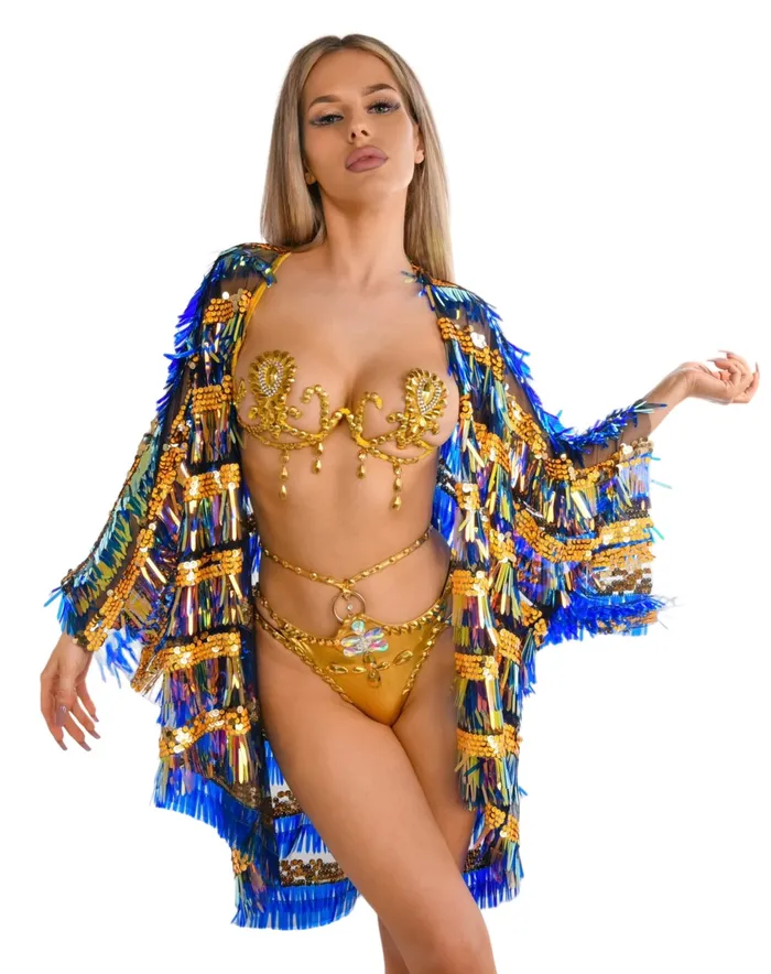 THE LUMI SHOP Earrings Sequin Kimono Toucan