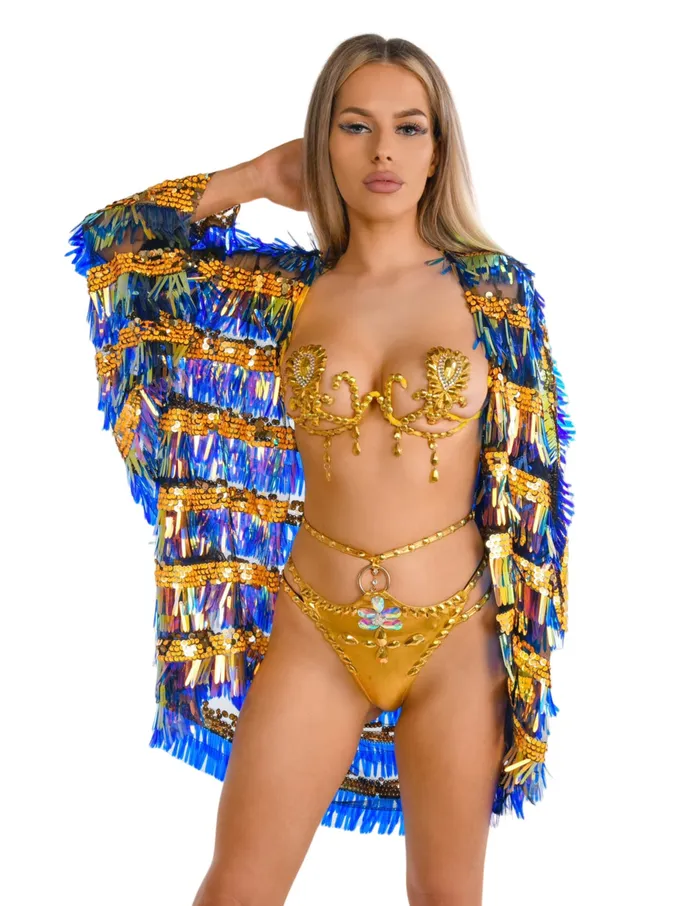 THE LUMI SHOP Earrings Sequin Kimono Toucan