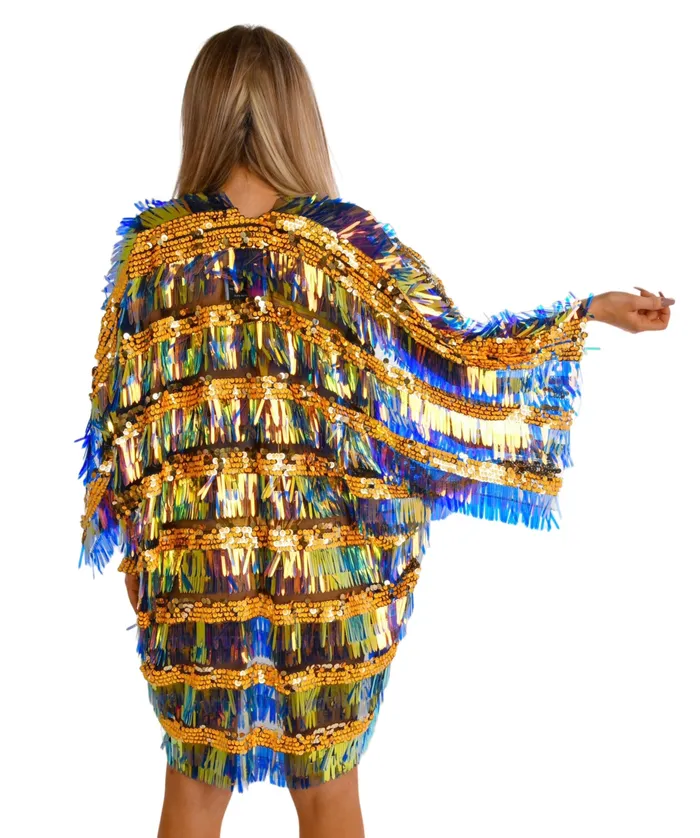THE LUMI SHOP Earrings Sequin Kimono Toucan
