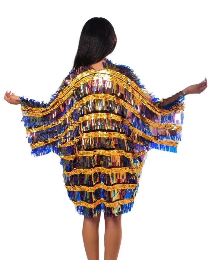 THE LUMI SHOP Earrings Sequin Kimono Toucan