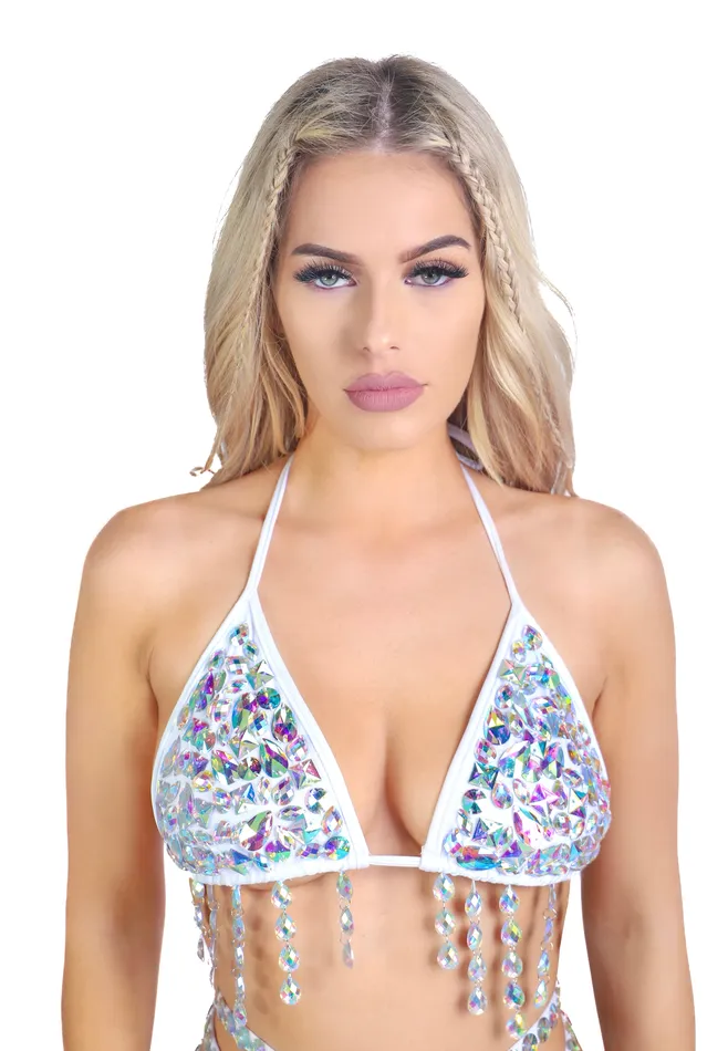 THE LUMI SHOP Necklaces Angel Aura Rhinestone Carnival Top