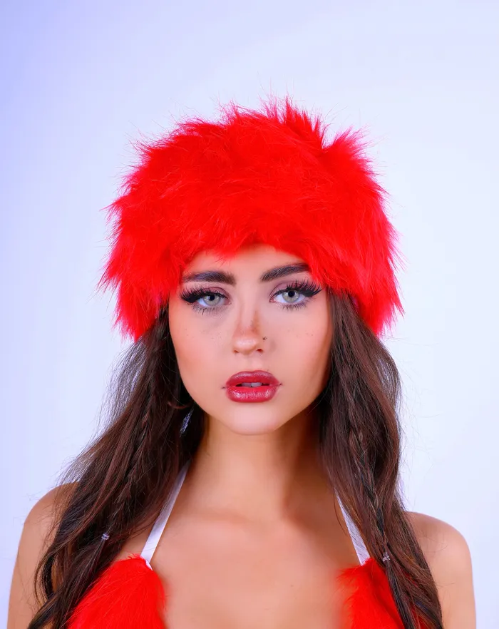 THE LUMI SHOP Rings Cherry Diva Fuzzy Headband