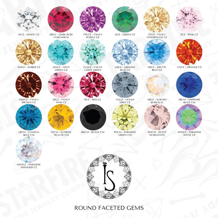 threadless Mixed Gem Prium Cluster 2 End custom color combos Industrial Strength IS Necklaces