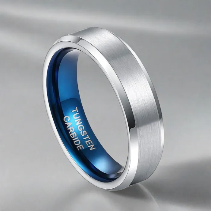 Tungsten Couple Rings Earrings Vault