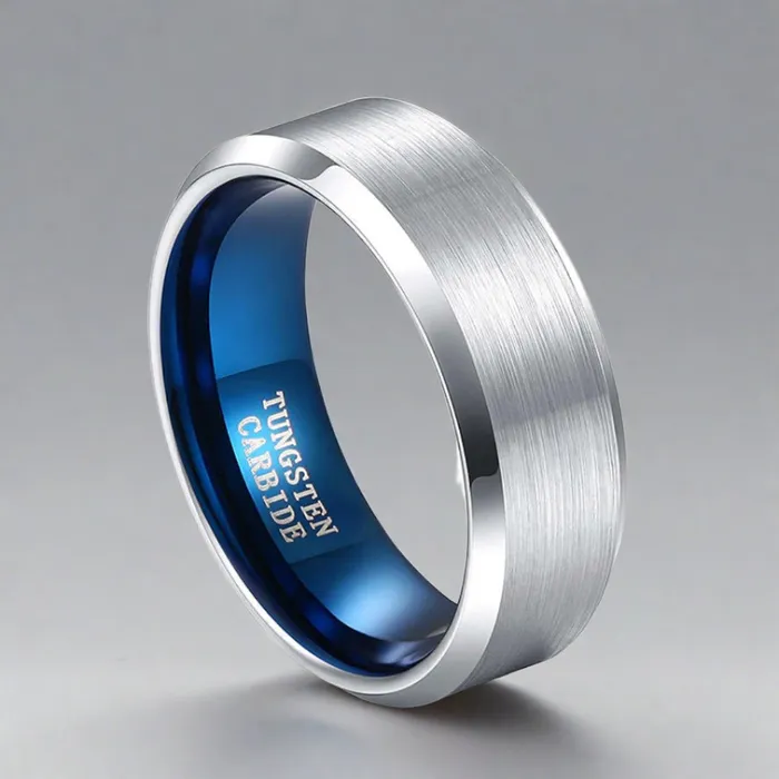 Tungsten Couple Rings Earrings Vault
