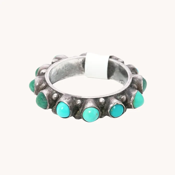 Turquoise Row Ring TSkies Jewelry Rings