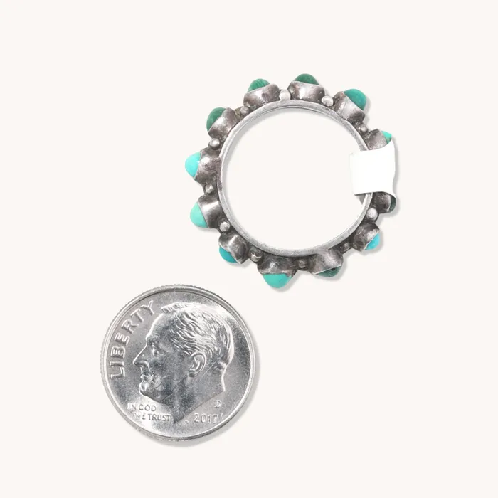 Turquoise Row Ring TSkies Jewelry Rings