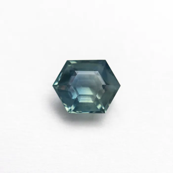144ct 736x582x381mm Hexagon Step Cut Sapphire 2507202 Misfit Gems Rings