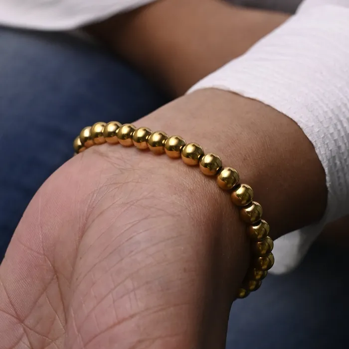 18K GoldFilled Beaded Bracelet Jewelvers Bracelets 18K GoldFilled Beaded Bracelet Jewelvers Bracelets
