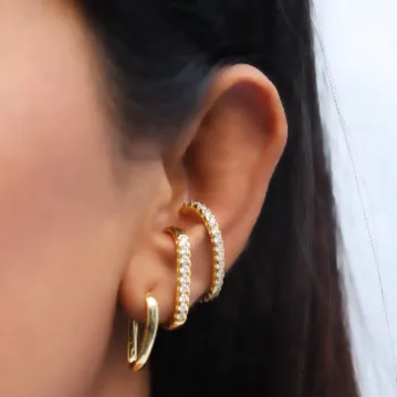 18K GoldFilled Suspender Stud Earrings Jewelvers Earrings 18K GoldFilled Suspender Stud Earrings Jewelvers Earrings