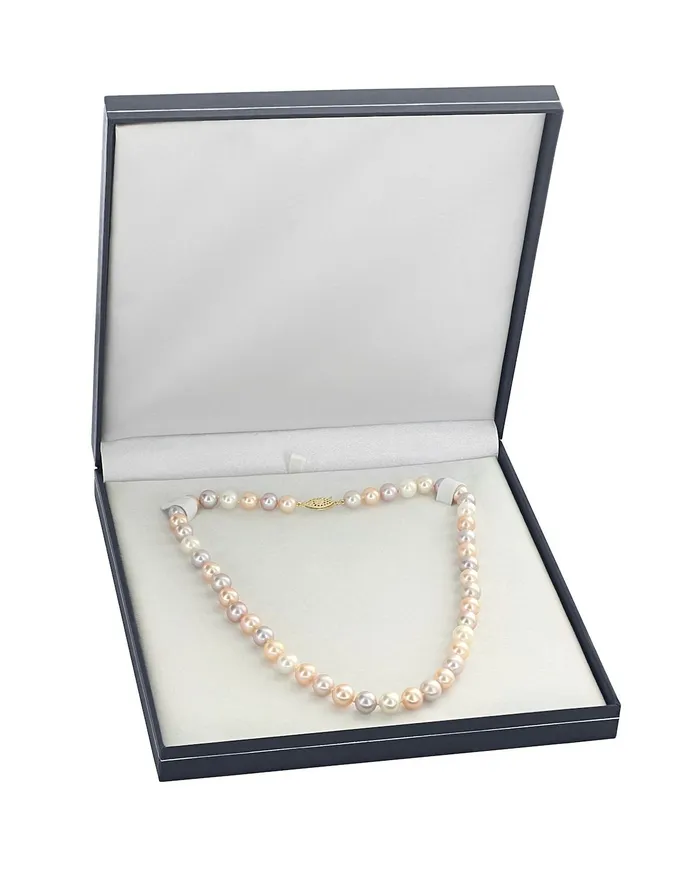 6570mm Freshwater Multicolor Pearl Necklace AAA Quality spt Necklaces