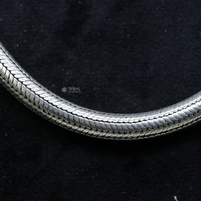 8mm solid 925 sterling silver handmade snake chain pendant chain Amazing unique oxidized necklace vintage stylish heavy chain jewelry ch600 TRIBAL ORNAMENTS Necklaces 8mm solid 925 sterling silver handmade snake chain pendant chain Amazing unique oxidized necklace vintage stylish heavy chain jewelry ch600 TRIBAL ORNAMENTS Necklaces