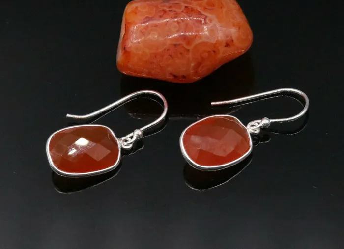 925 solid silver gifting birth day hoops earrings drop dangle girls jewelry s215 TRIBAL ORNAMENTS Earrings