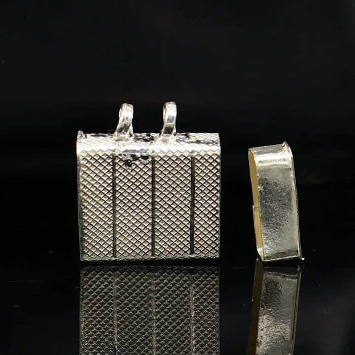 925 sterling silver handmade gorgeous Square shape handmade amulet box amulet pendant mantra box silver tabiz mascot kavacham ssp664 TRIBAL ORNAMENTS Necklaces