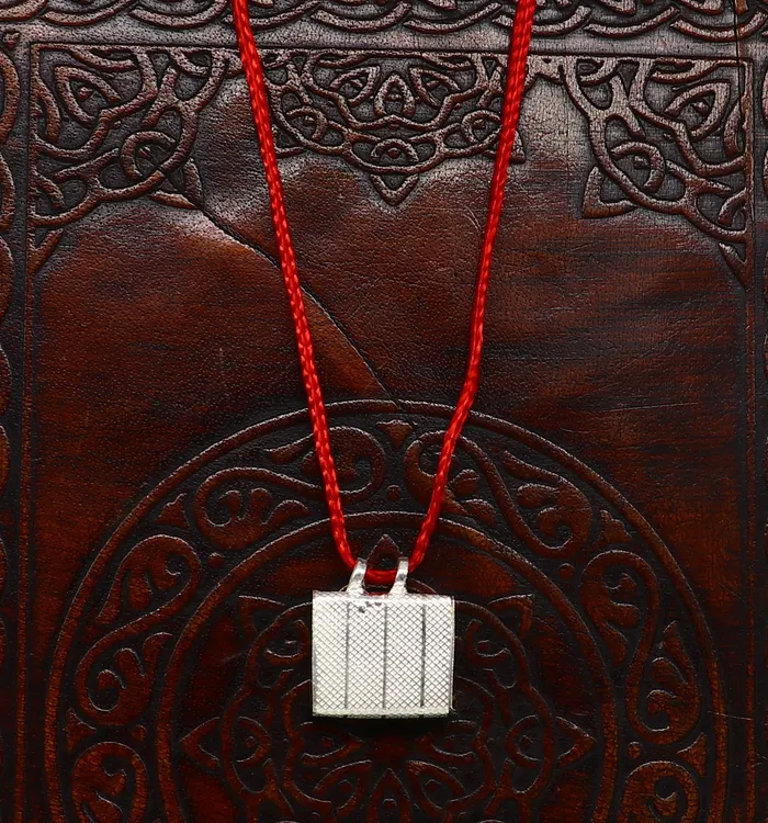925 sterling silver handmade gorgeous Square shape handmade amulet box amulet pendant mantra box silver tabiz mascot kavacham ssp664 TRIBAL ORNAMENTS Necklaces