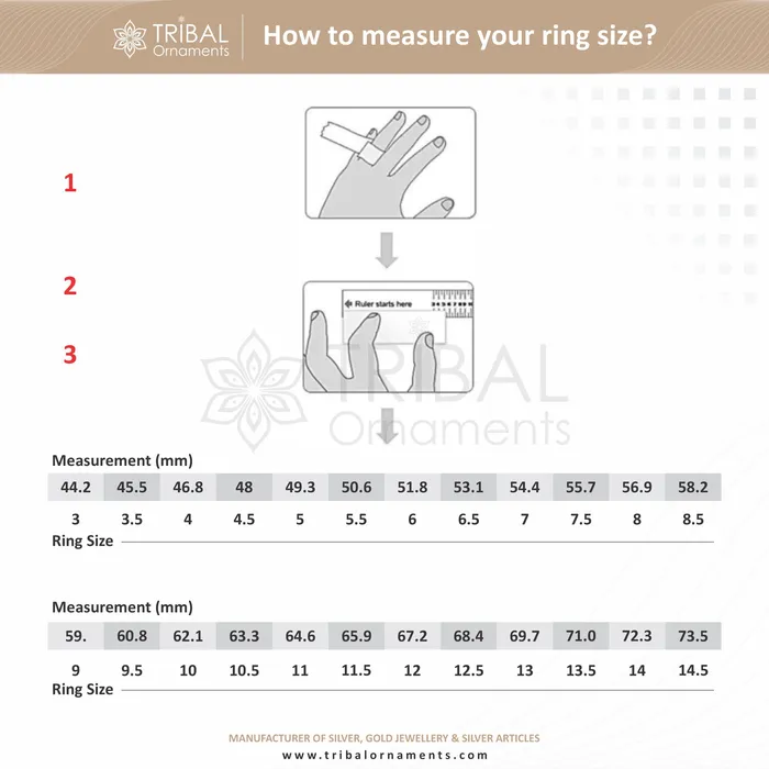 925 sterling silver handmade wedding anniversary double stone ring band sr103 TRIBAL ORNAMENTS Rings