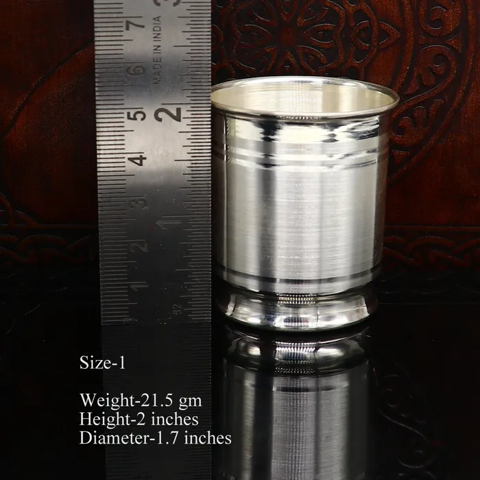 999 fine silver handmade vessels watermilk Glass tumbler silver flask baby kids silver utensils stay healthy water milk glass sv230 TRIBAL ORNAMENTS Rings