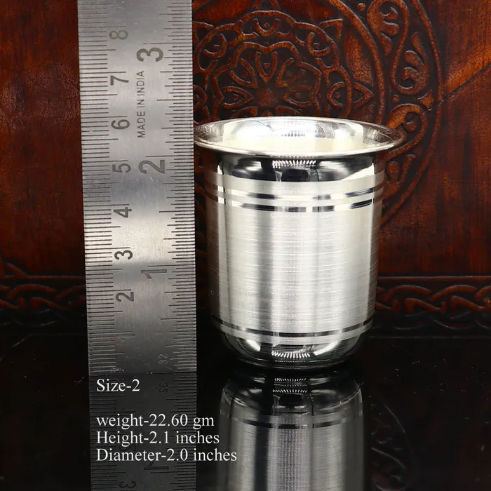 999 fine silver handmade vessels watermilk Glass tumbler silver flask baby kids silver utensils stay healthy water milk glass sv230 TRIBAL ORNAMENTS Rings
