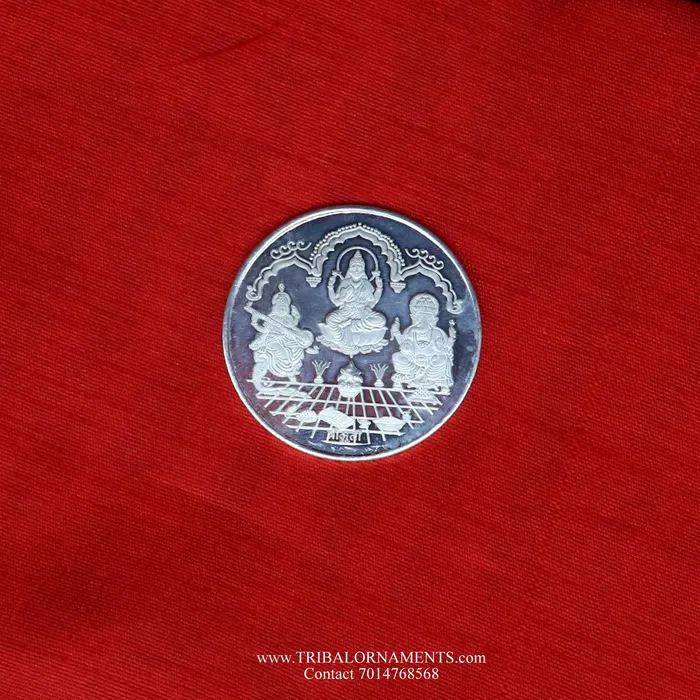 999 Silver Purity Ganesha Lakshmi saraswati 20 Gram Coin for diwali CN27 TRIBAL ORNAMENTS Necklaces 999 Silver Purity Ganesha Lakshmi saraswati 20 Gram Coin for diwali CN27 TRIBAL ORNAMENTS Necklaces