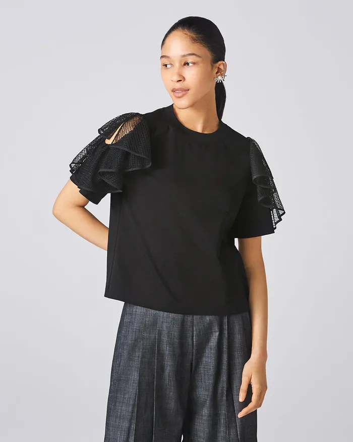 ADEAM Black Bon Dance TShirt Rings