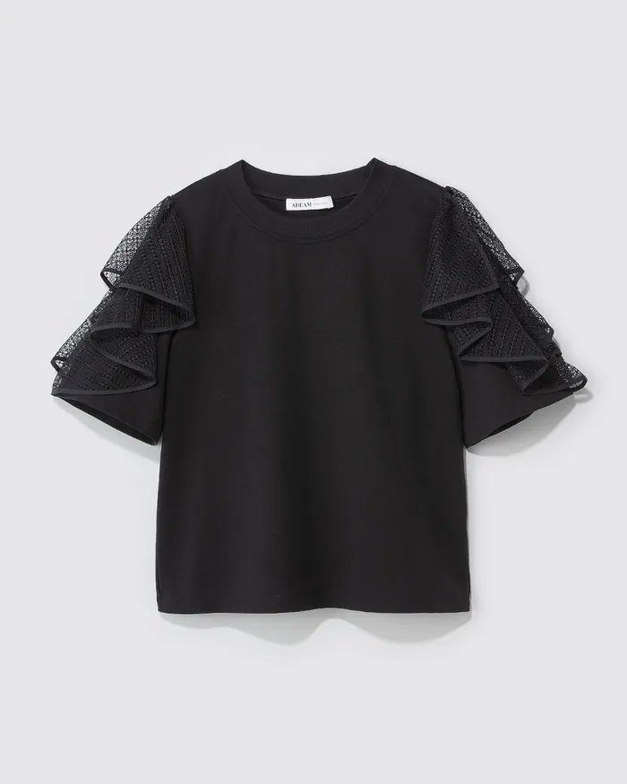 ADEAM Black Bon Dance TShirt Rings