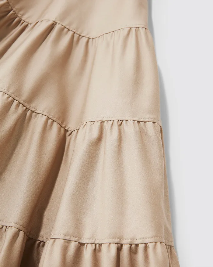 ADEAM Earrings Taupe Hanabi Skirt ADEAM Earrings Taupe Hanabi Skirt