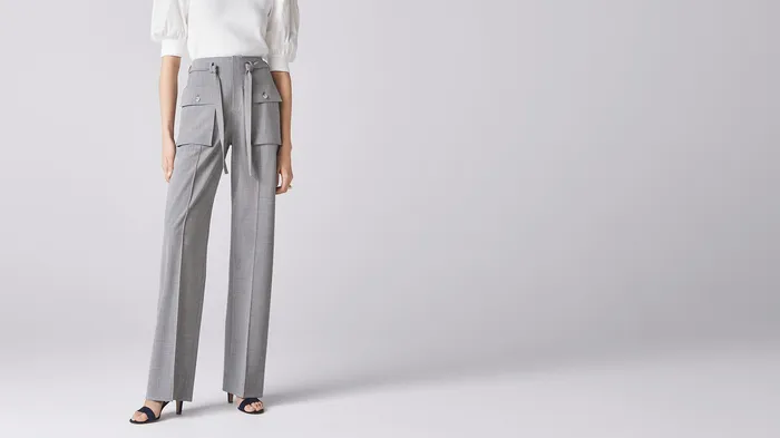 ADEAM Rings Heather Grey Water Stone Pant