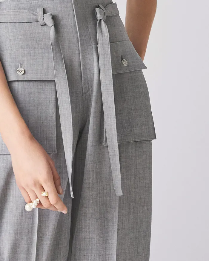 ADEAM Rings Heather Grey Water Stone Pant