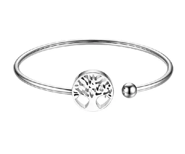 alice Bracelets B1131 Silver Tree of Life Bracelet