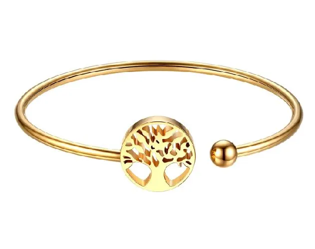 alice Bracelets B175 Gold Tree of Life Bracelet