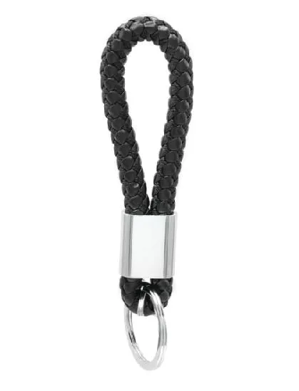 alice Rings AZ1025 Black Leather Keychain