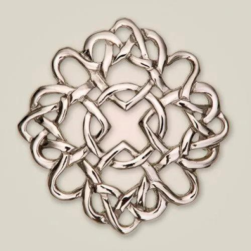 Art Pewter Necklaces Four Marys Brooch