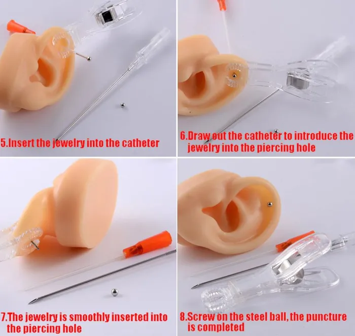 AZ970 Disposable Piercing Set 08mm Ear Stud 02 Earrings
