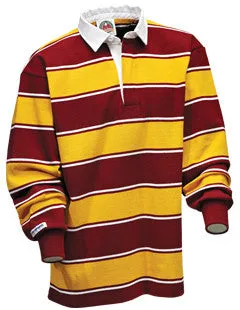 Barbarian Sports Wear Earrings Soho Stripe Rugby Shirt