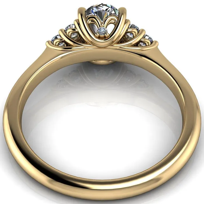 Biddle Oval Lab Grown Diamond Center Stone Trio Side Diamonds Engagement Ring Fire Brilliance Rings