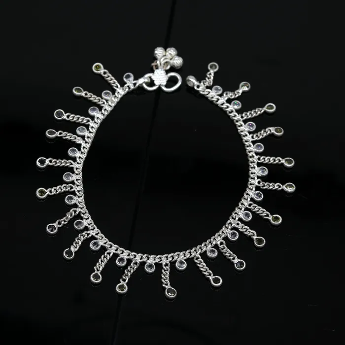 Bracelets 10 solid silver handmade vintage customized design ankle bracelet bridesmaid charm tribal anklet jewelry pretty gifting to her nank272 TRIBAL ORNAMENTS