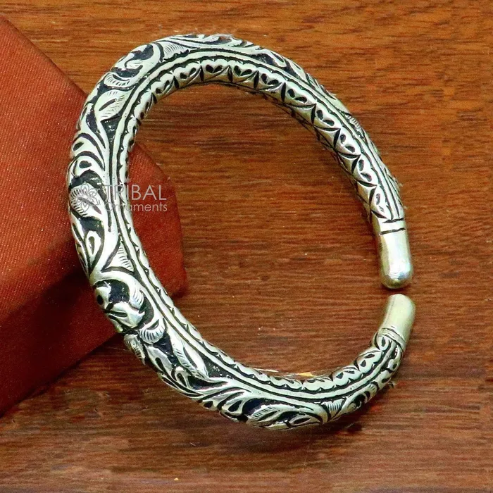 Bracelets 925 Sterling silver handmade fabulous chitai work customized bangle bracelet kada with pearl unisex personalized tribal jewelry nsk811 TRIBAL ORNAMENTS Bracelets 925 Sterling silver handmade fabulous chitai work customized bangle bracelet kada with pearl unisex personalized tribal jewelry nsk811 TRIBAL ORNAMENTS