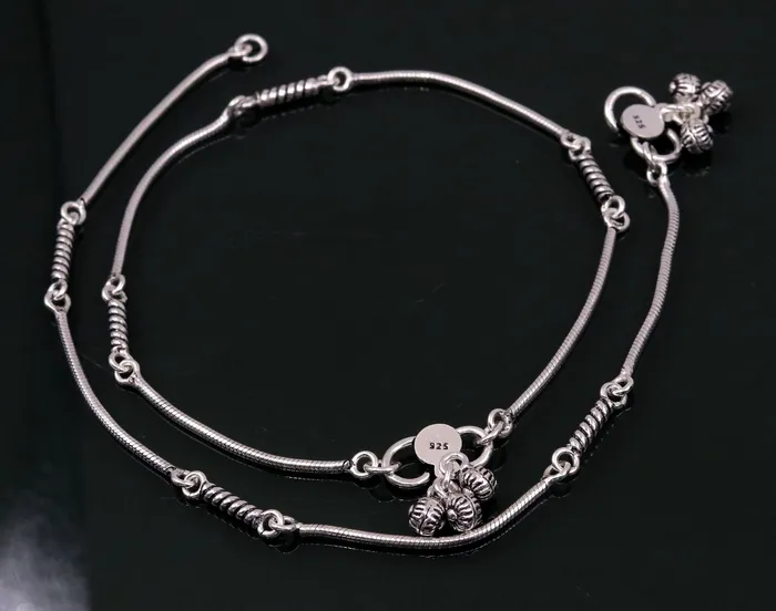 Bracelets Fabulous snake chain customized handmade ankle bracelet excellent gifting ankle jewelry foot bracelet best gift for her belly dance ank119 TRIBAL ORNAMENTS