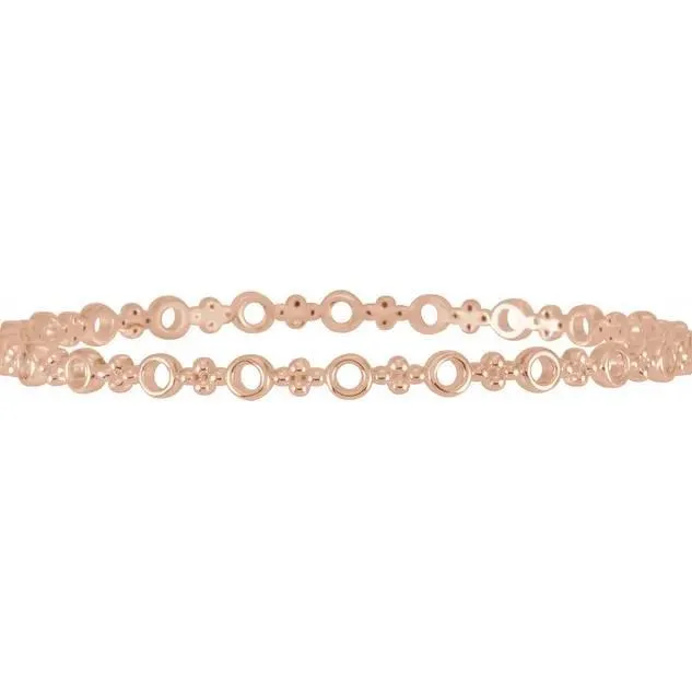 Bracelets Fire Brilliance 44 mm Thin Petite Bangle 7 Bracelet