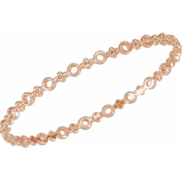 Bracelets Fire Brilliance 44 mm Thin Petite Bangle 7 Bracelet
