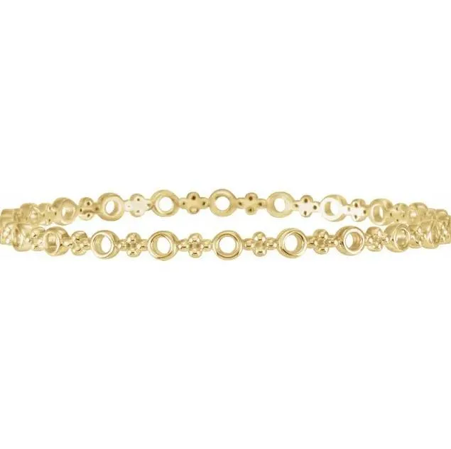 Bracelets Fire Brilliance 44 mm Thin Petite Bangle 7 Bracelet