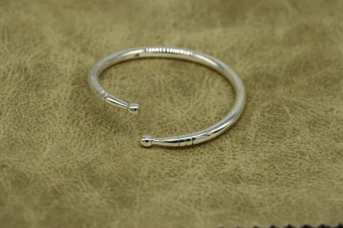 Bracelets TRIBAL ORNAMENTS 925 sterling silver exclusive plain bright design new born baby bangle kada baby bracelet kada best gifting adjustable kada nbbk224
