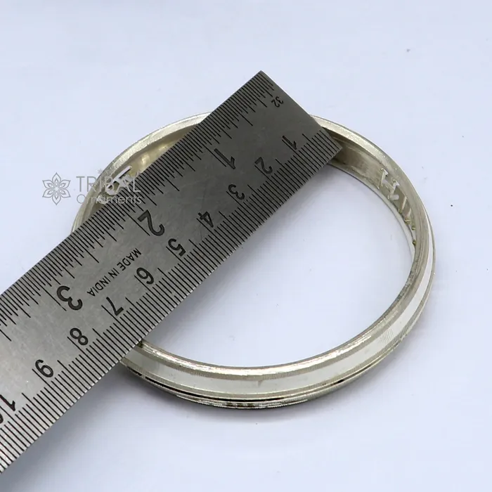 Bracelets TRIBAL ORNAMENTS 925 sterling silver handmade solid kada bracelet for mens amazing Jai Shri Shyam mantra kada mens daily use luxury kada jewelry nsk777