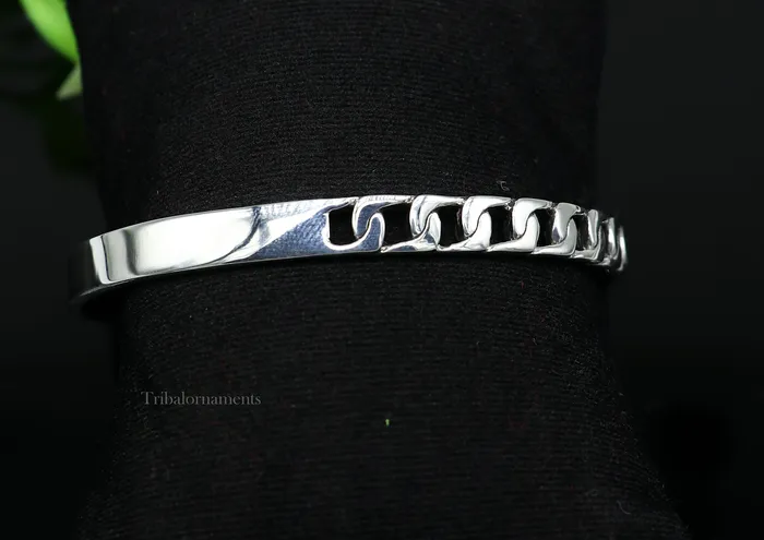 Bracelets TRIBAL ORNAMENTS 925 sterling silver vintage antique design handmade adjustable cuff bangle bracelet kada customized unisex mens or girls jewelry nsk369