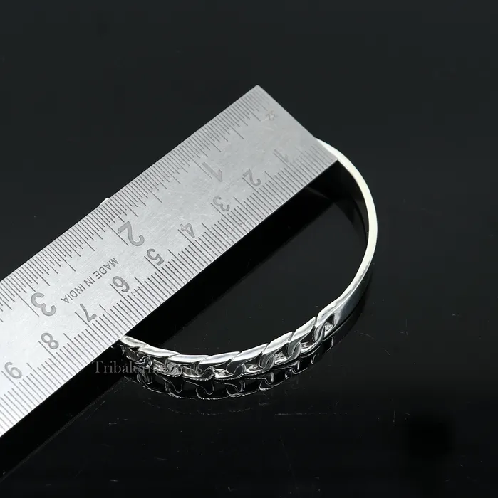 Bracelets TRIBAL ORNAMENTS 925 sterling silver vintage antique design handmade adjustable cuff bangle bracelet kada customized unisex mens or girls jewelry nsk369