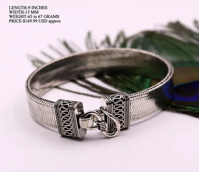 Bracelets TRIBAL ORNAMENTS Vintage antique design handmade 925 sterling silver wheat chain bracelet 9 inches long solid bracelet jewelry sbr25 Bracelets TRIBAL ORNAMENTS Vintage antique design handmade 925 sterling silver wheat chain bracelet 9 inches long solid bracelet jewelry sbr25