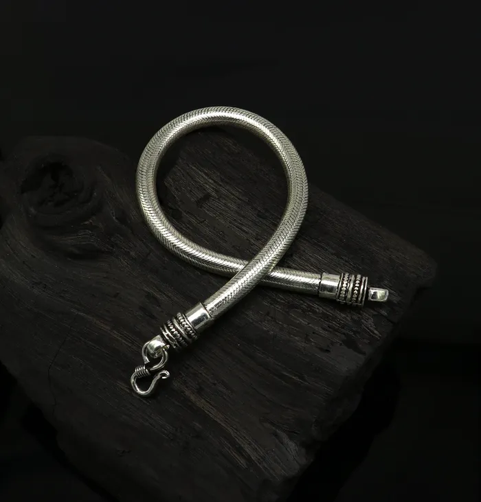 Bracelets TRIBALORNAMENT 5mm 925 sterling silver best gifting 9 long handmade snake chain bracelet new stylish fancy customized trendy bracelet jewelry nsbr217
